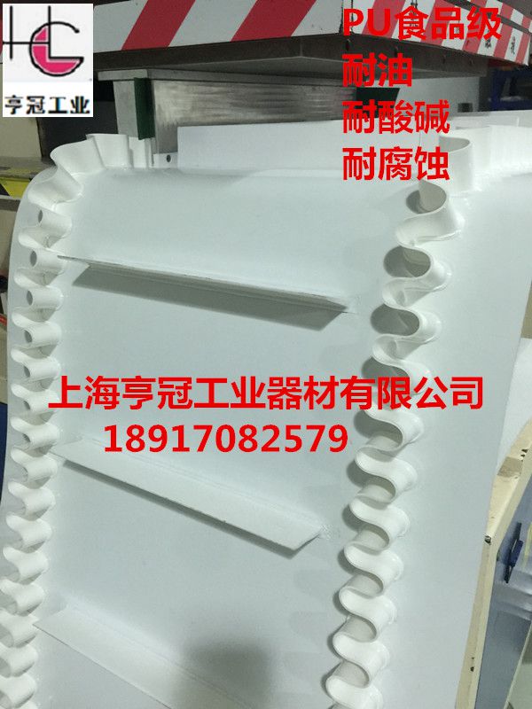 食品級(jí)裙邊擋板輸送帶